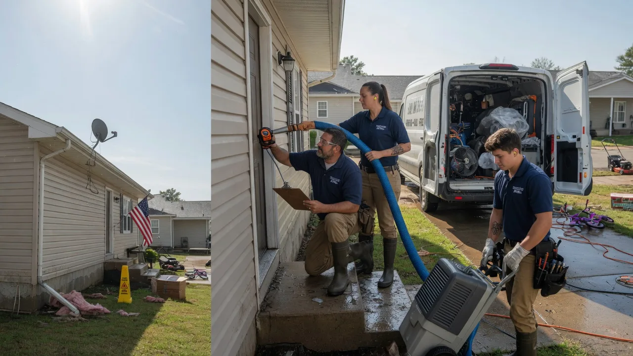 Ceiling Water Damage Restoration in Dickson, TN near me