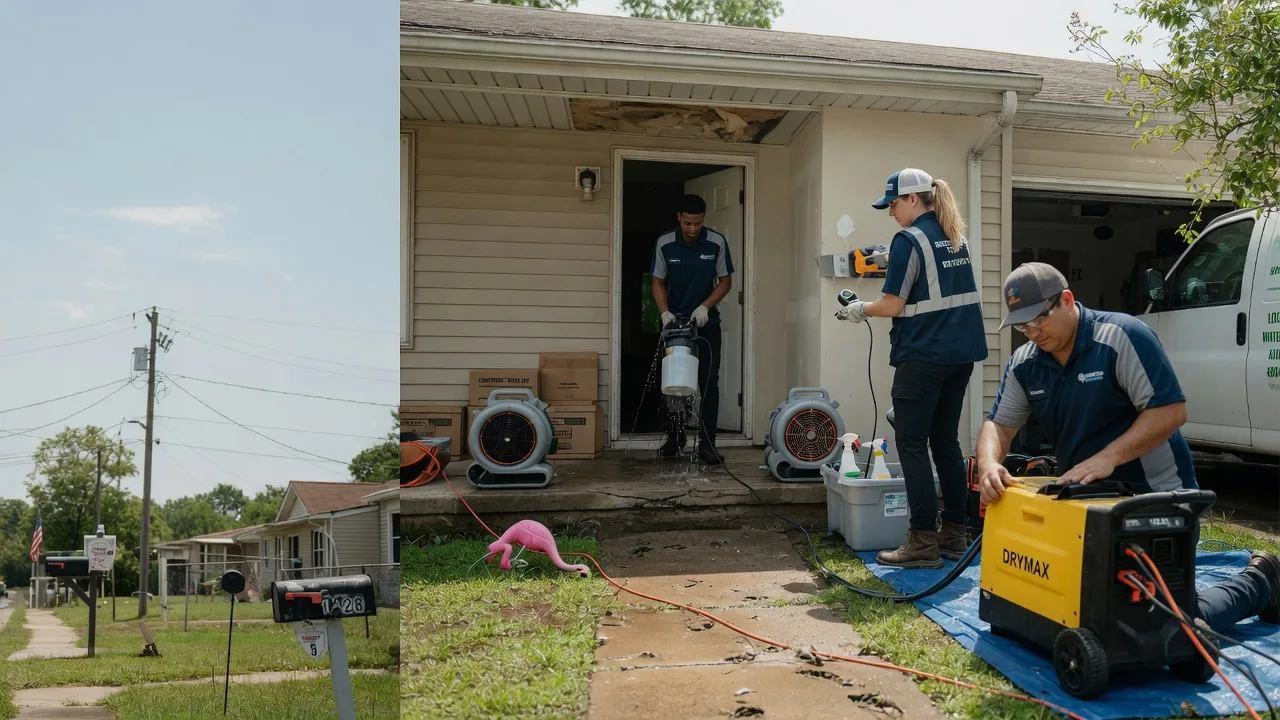 Storm Damage Water Removal in Dickson, TN near me